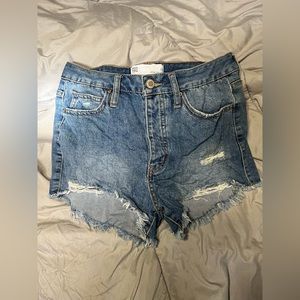 size 26 tilly’s vintage high rise shorts